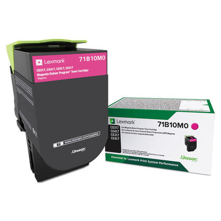 Lexmark 71B10M0 Original CS/X317/417/517 Magenta Return Program Toner Cartridge 2.3K