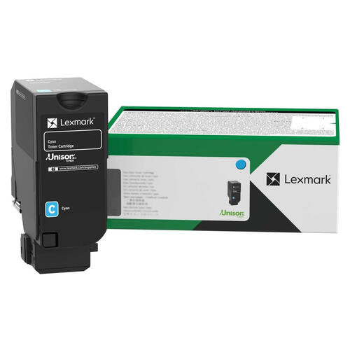 Lexmark 71C1HC0 Original CS/CX730 Cyan High Yield Return Program Toner Cartridge 10.5K