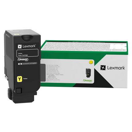 Lexmark 71C1HY0 Original CS/CX730 Yellow High Yield Return Program Toner Cartridge 10.5K