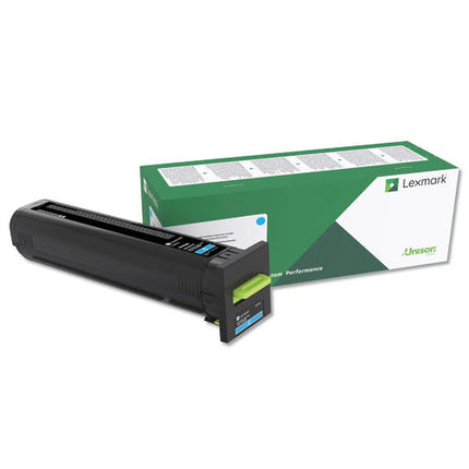 Lexmark 72K1XC0 Original CS820 Cyan Extra High Yield Return Program Toner Cartridge