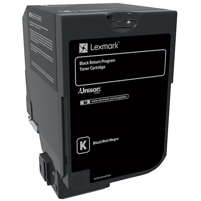 Lexmark 74C10K0 original black toner cartridge