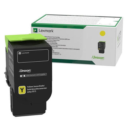 Lexmark 78C1XY0 Original Yellow XHY Return Program Toner Cartridge