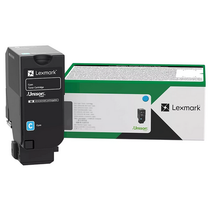 Lexmark 81C1XC0 Original CX735/CX737 Cyan Return Program Toner Cartridge 16.2K