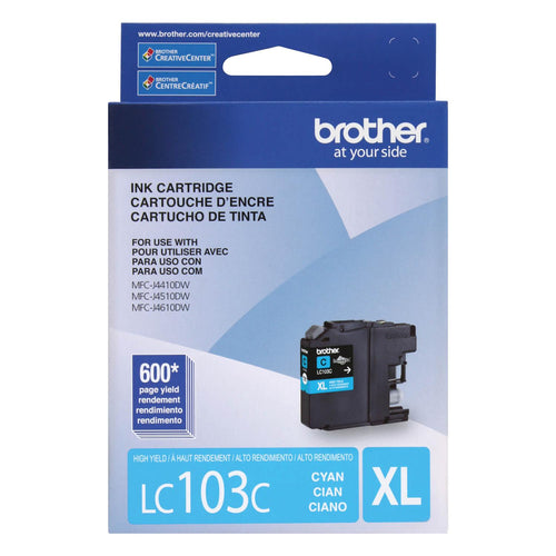Brother LC103CS Original Cyan High Yield Ink Cartridge