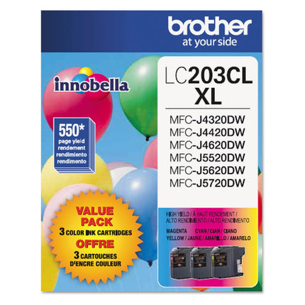 Brother LC2033PKS original ink cartridges 3-pack - cyan, magenta and yellow
