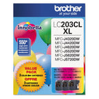 Brother LC2033PKS original ink cartridges 3-pack - cyan, magenta and yellow