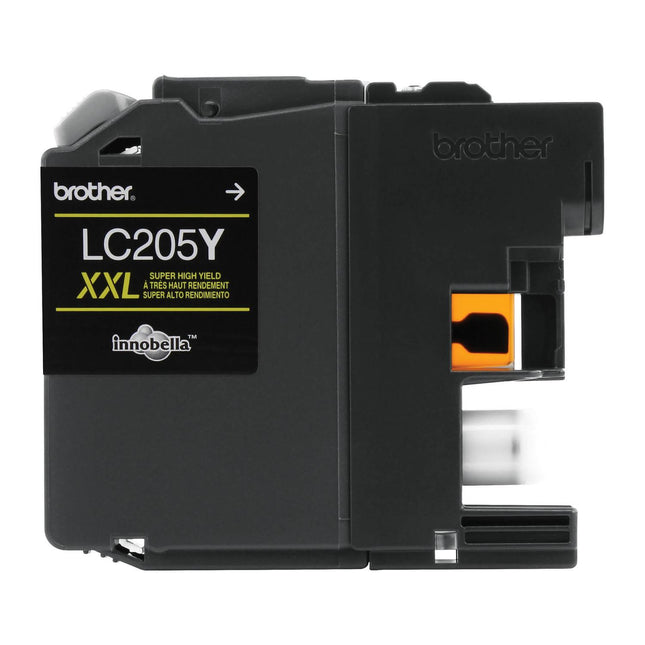 Brother LC205Y original yellow super high yield ink cartridge