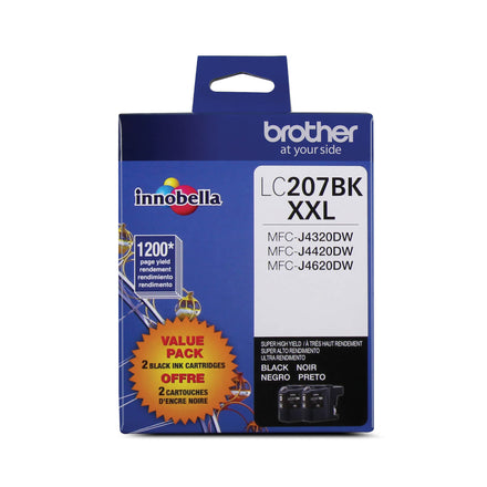 Brother LC2072PKS Original Black Super High Yield Ink Cartridges - Twin Pack