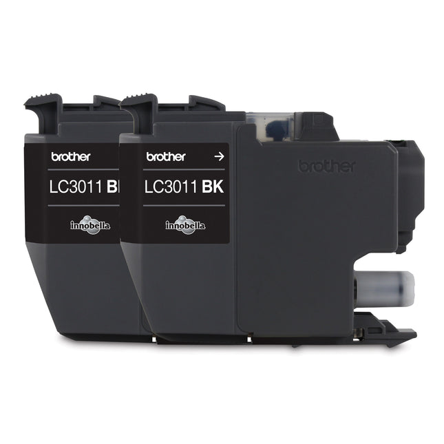 Brother LC30112PKS original black ink cartridges twin pack