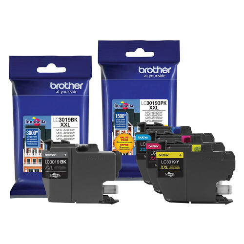 Brother LC3019 original ink cartridges 4-pack - black, cyan, magenta and yellow