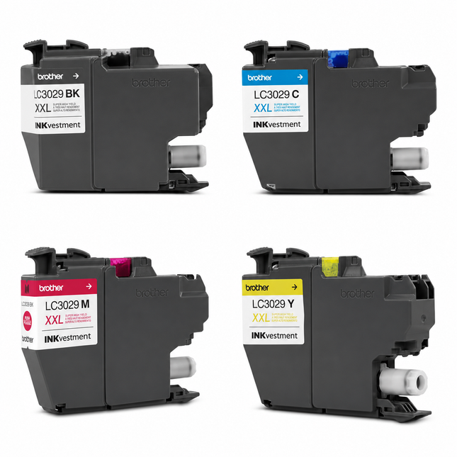 Brother LC3029 original ink cartridges 4-pack - black, cyan, magenta and yellow