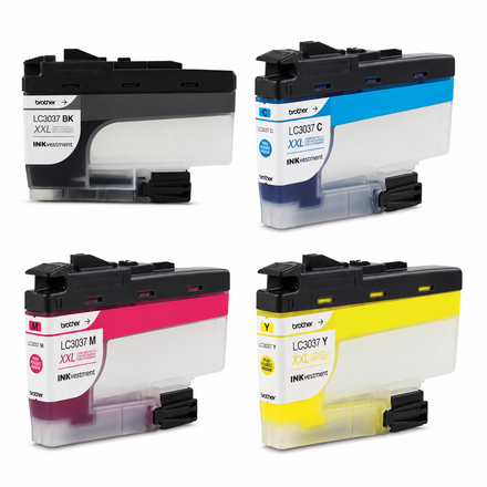 Brother LC3037 Original Ink Cartridges 4-Pack (LC3037BKS/LC3037CS/LC3037MS/LC3037YS) – Black, Cyan, Magenta & Yellow
