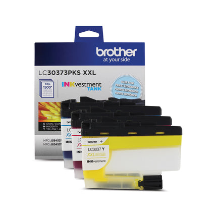 Brother LC30373PKS original ink cartridges 3-pack - cyan, magenta and yellow