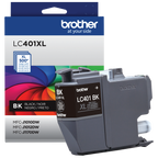 Brother LC401XLBKS original black high yield ink cartridge