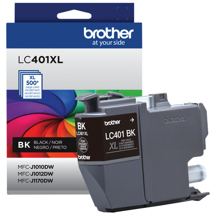 Brother LC401XLBKS Original Black High Yield Ink Cartridge