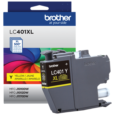 Brother LC401XLYS Original Yellow High Yield Ink Cartridge