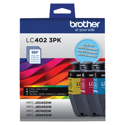 Brother LC4023PKS Original Ink Cartridges - 3-Pack (C/Y/M)