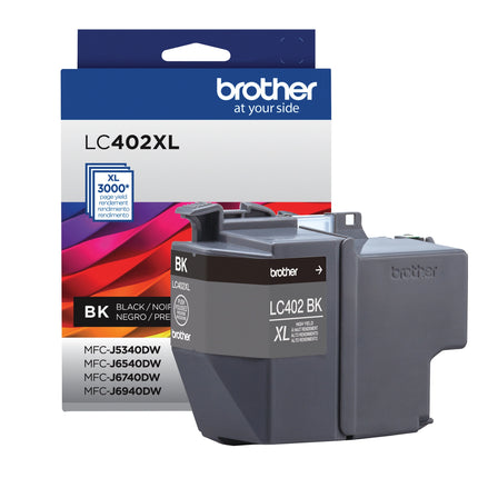 Brother LC402XLBK original black high yield ink cartridge