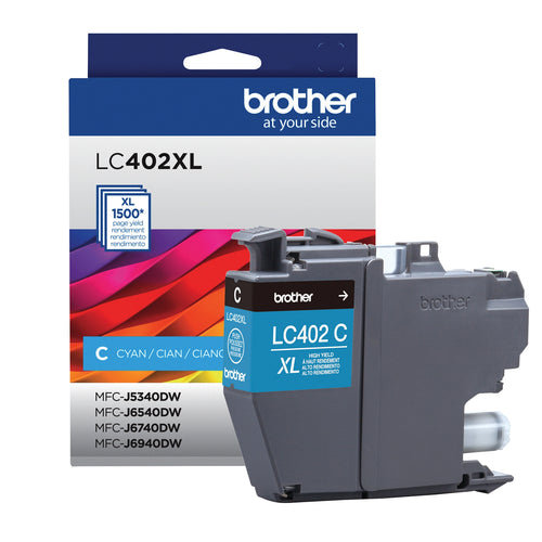 Brother LC402XLCS Original Cyan High Yield Ink Cartridge