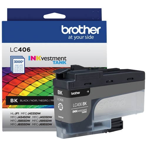 Brother LC406BKS Original Black Ink Cartridge