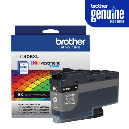 Brother LC406XLBKS Original Black High Yield Ink Cartridge