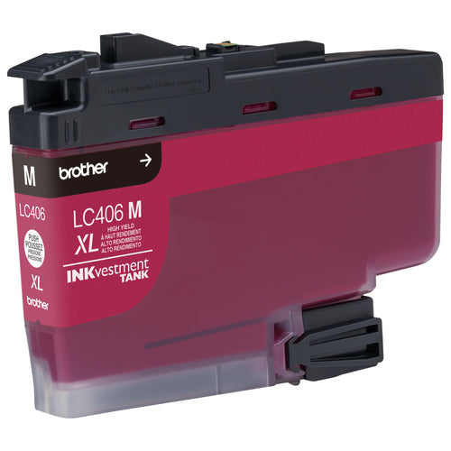 Brother LC406XLMS Original Magenta High Yield Ink Cartridge