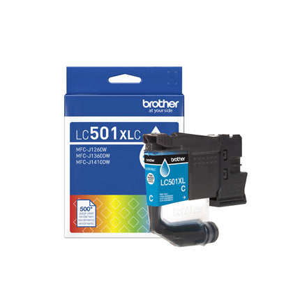 Brother LC501XLCS Original Cyan High Yield Ink Cartridge