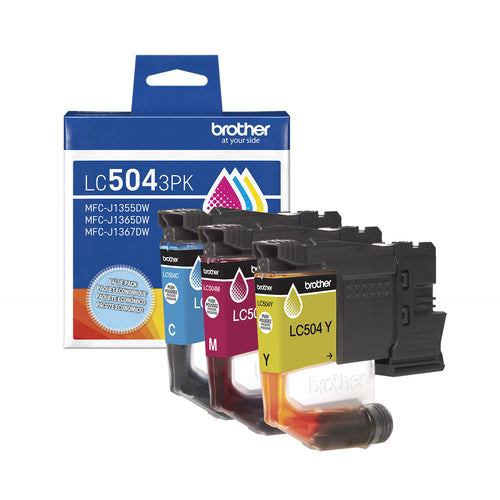 Brother LC5043PKS Original Ink Cartridges - 3-Pack (C/Y/M)