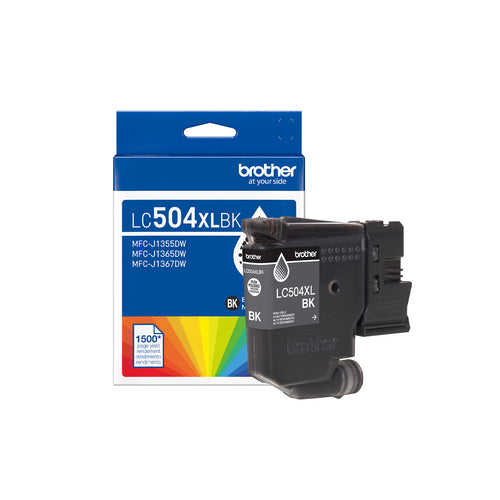 Brother LC504XLBKS Original Black High Yield Ink Cartridge