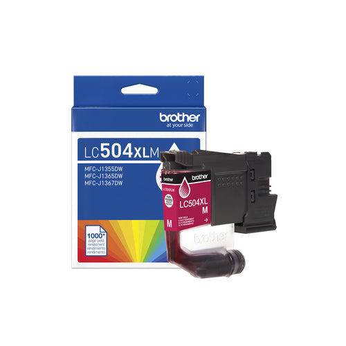 Brother LC504XLMS Original Magenta High Yield Ink Cartridge