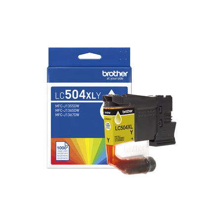 Brother LC504XLYS Original Yellow High Yield Ink Cartridge