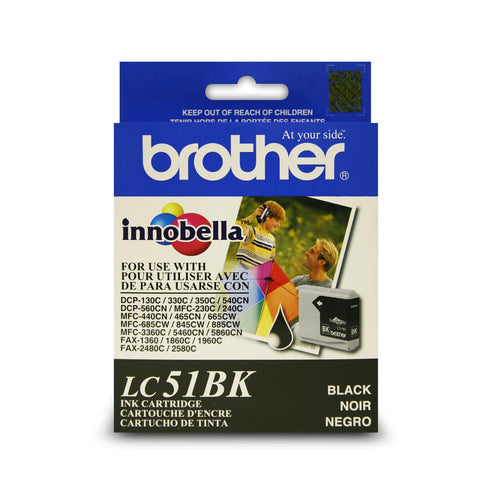 Brother LC51BKS Original Black Ink Cartridge