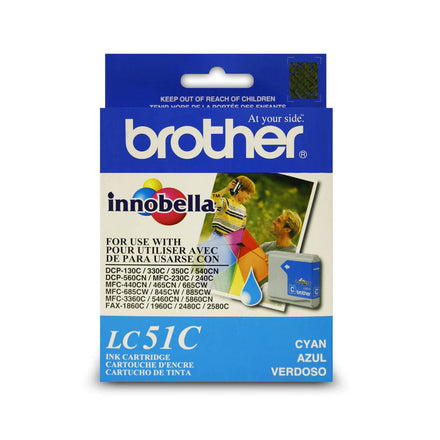 Brother LC51CS Original Cyan Ink Cartridge