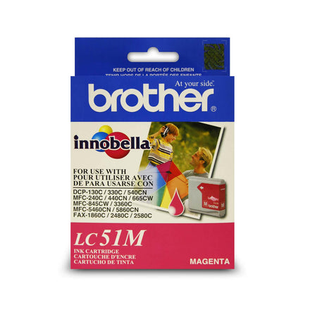 Brother LC51MS Original Magenta Ink Cartridge