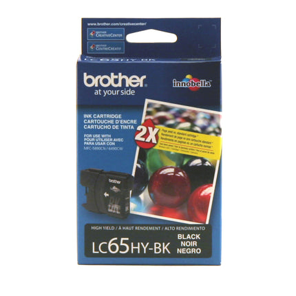 Brother LC65HYBK original black high yield ink cartridge