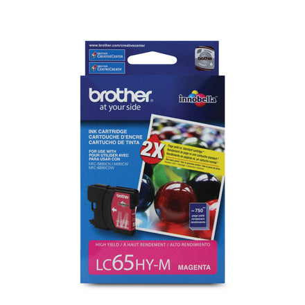 Brother LC65HYMS Original Magenta High Yield Ink Cartridge