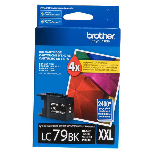 Brother LC79BK original black super high yield ink cartridge