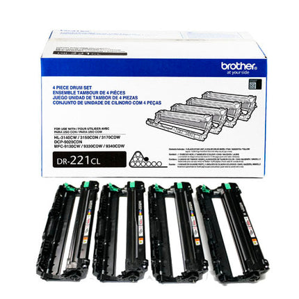 Brother DR221CL Original Imaging Drum Unit, Set of 4
