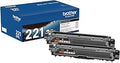 Brother TN2212PK Original Black Toner Cartridge, Standard Yield, Twin Pack