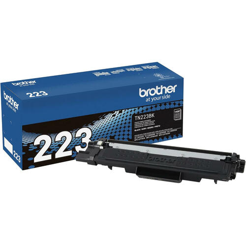 Brother TN223BK Original Black Toner Cartridge, Standard Yield