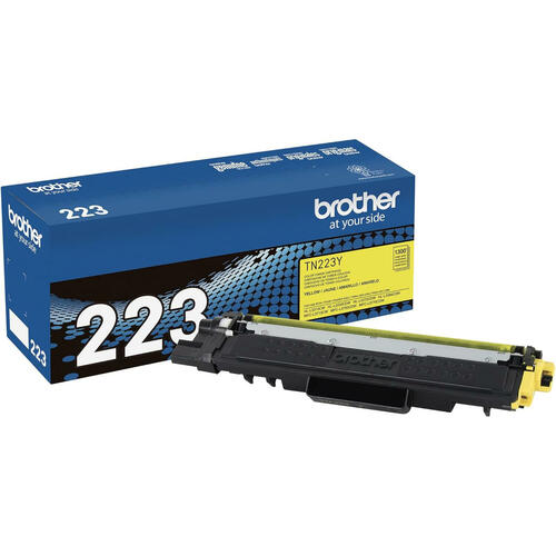Brother TN223Y Original Yellow Toner Cartridge, Standard Yield