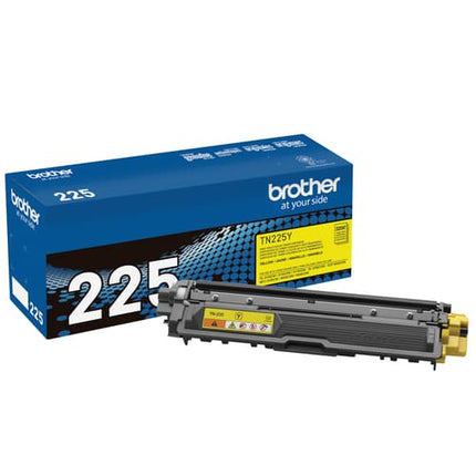 Brother TN225Y Original Yellow Toner Cartridge, High Yield