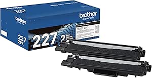 Brother TN2272PK Original Black Toner Cartridge, High Yield, Twin Pack