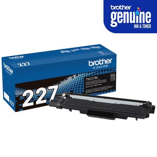 Brother TN227BK Original Black Toner Cartridge, High Yield