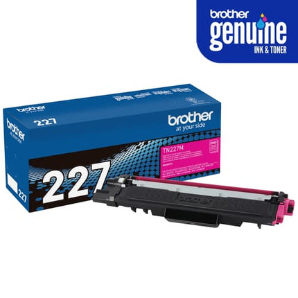 Brother TN227M Original Magenta Toner Cartridge, High Yield