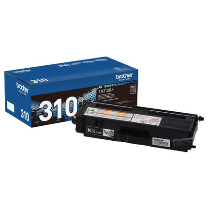 Brother TN310BK Original Black Toner Cartridge, Standard Yield