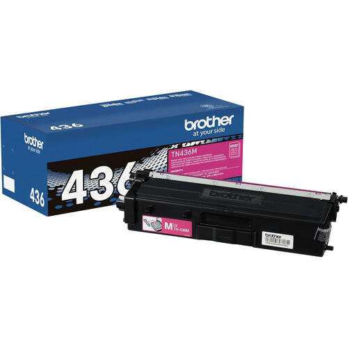 Brother TN436M Original Magenta Toner Cartridge, Extra High Yield