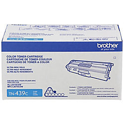 Brother TN439C Original Cyan Toner Cartridge, Ultra High Yield