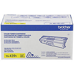 Brother TN439Y Original Yellow Toner Cartridge, Ultra High Yield