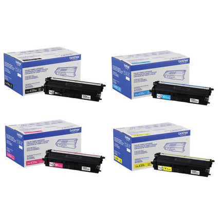 Brother TN439 Original Toner Cartridge Combo, BK/C/Y/M